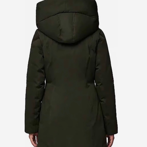 Soia Kyo Camelia down coat in Cedar Green - Picture 2 of 3